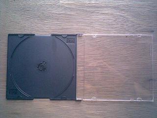 Slim CD Case with Black Tray