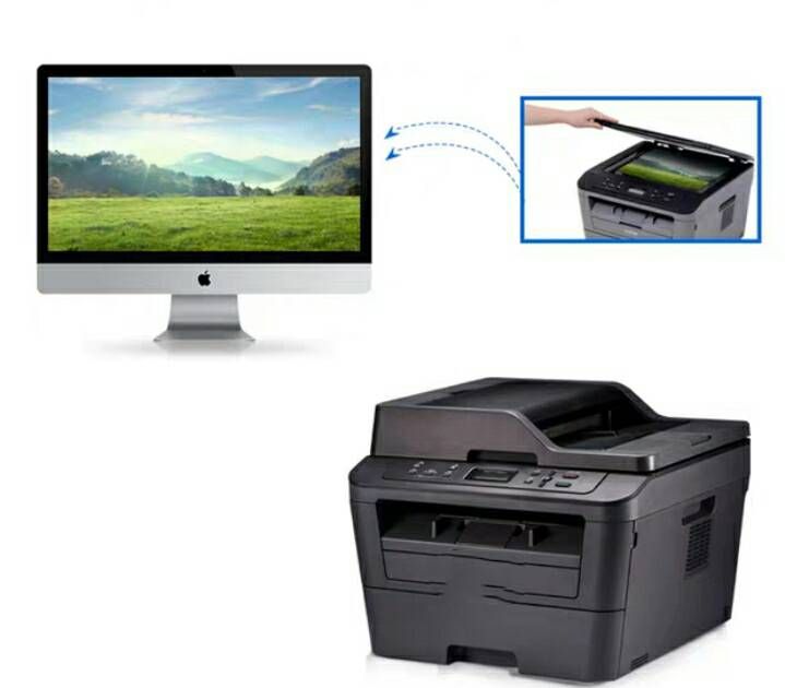 Black-and-white laser automatic double-sided network printing, scanning, three-in-one home wireless wifi commercial office A4 printer photocopying one-in-one machine