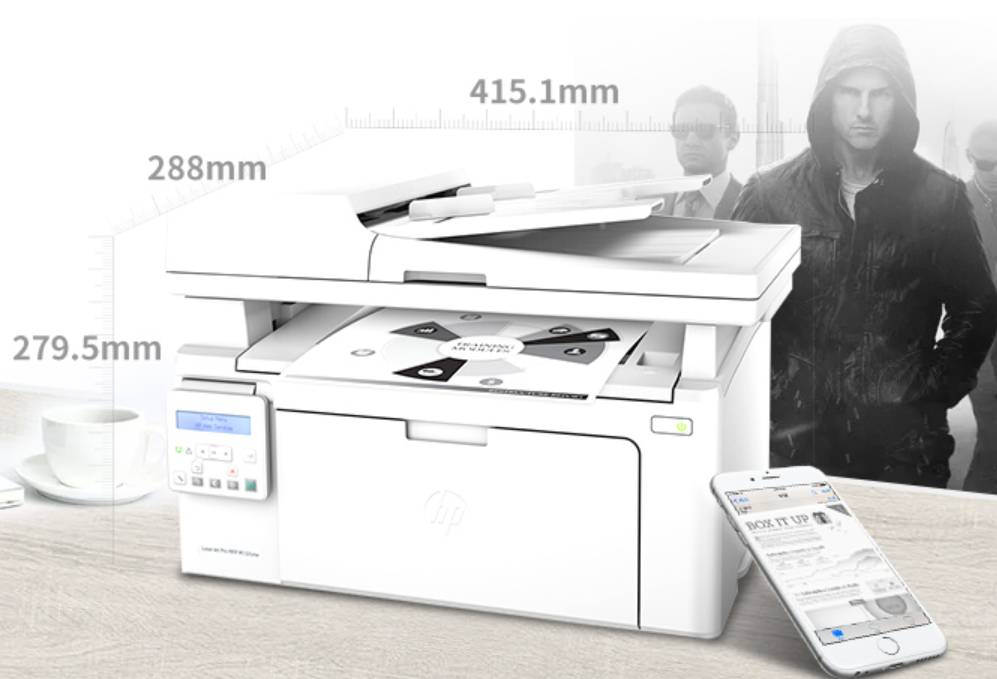 Black-and-white Laser Wireless wifi Printer copy-in-one small Multi-function three-in-one m126nw Printer photocopying one-in-one Business Office