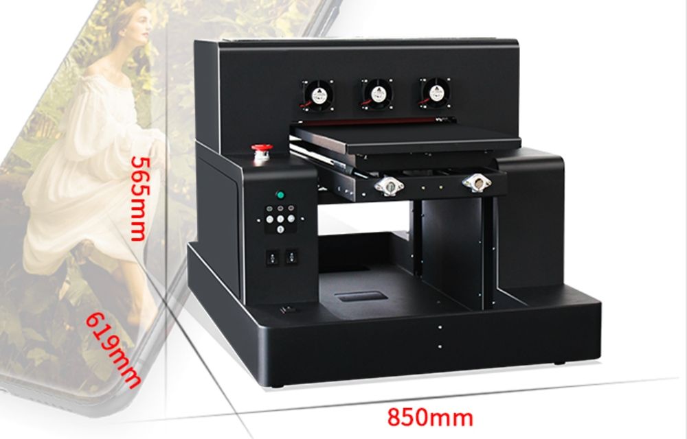 Small UV universal flat panel printer metal mobile phone shell machine equipment make money set stall artifact spray printing machine