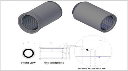 HDPE/PVC Lined R.C.C. Pipes