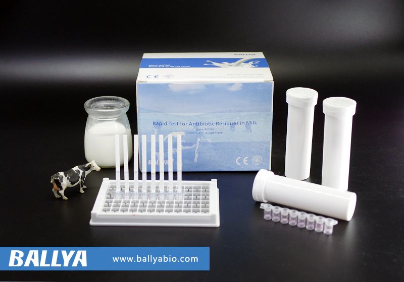 cow test kit for antibiotics residues in milk analysis dairy