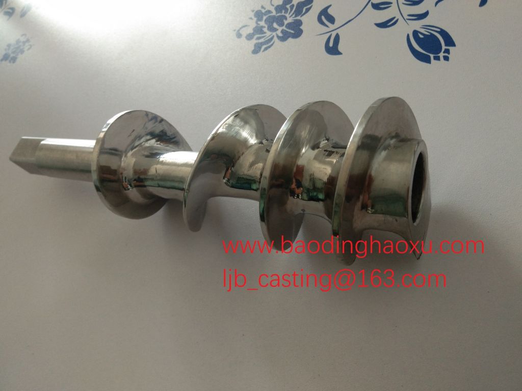 Food machinery parts -screw