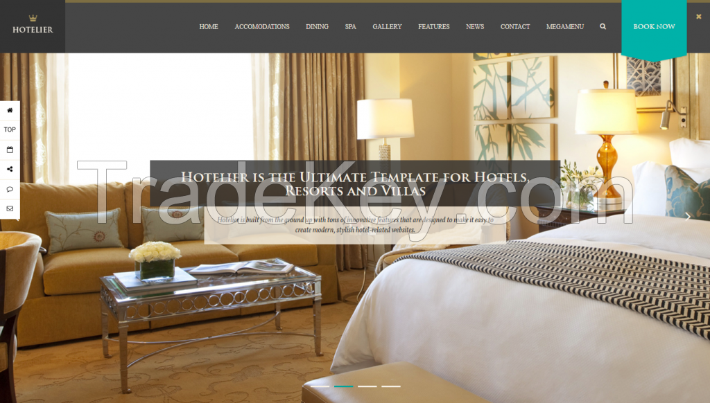 Website Hotel, Villa, Resort