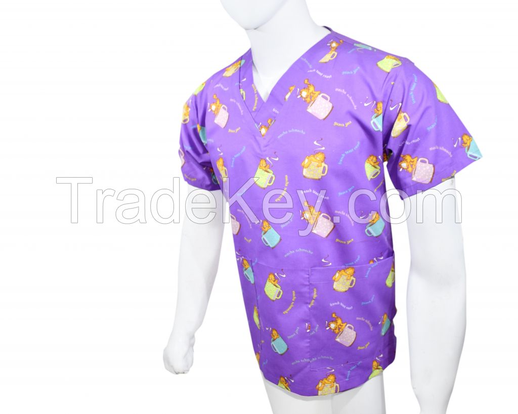 Nickelodeon scrub tops