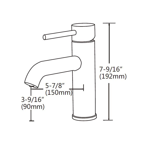 Single Handle Lavatory Faucet