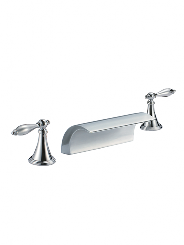 Two Handle Wide Spread Bath Faucet