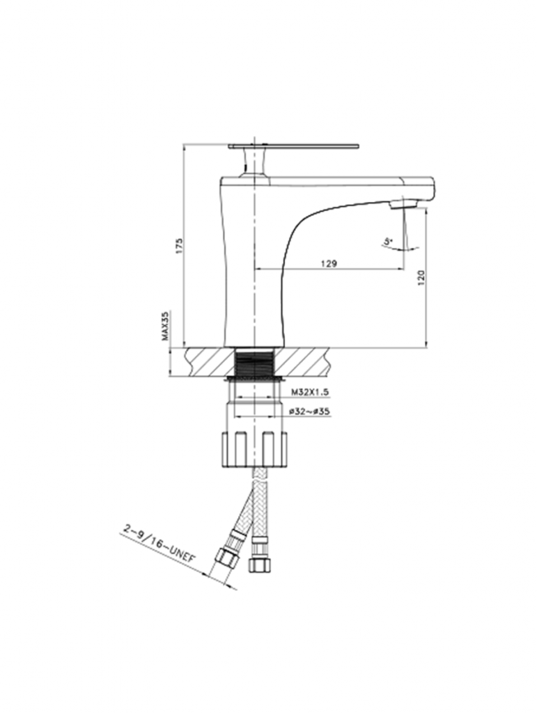 Single Handle Lavatory Faucet