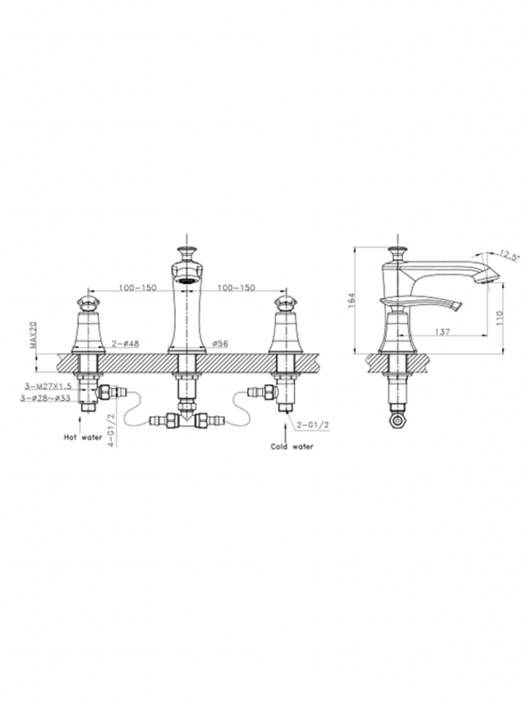 Single Handle Lavatory Faucet