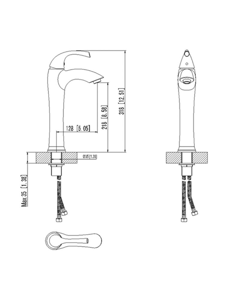 Single Handle Lavatory Faucet