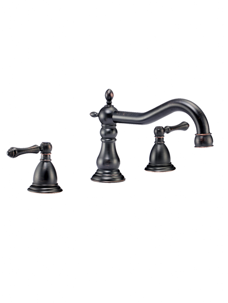 Two Cross Handle Wide Spread lavatory Faucet