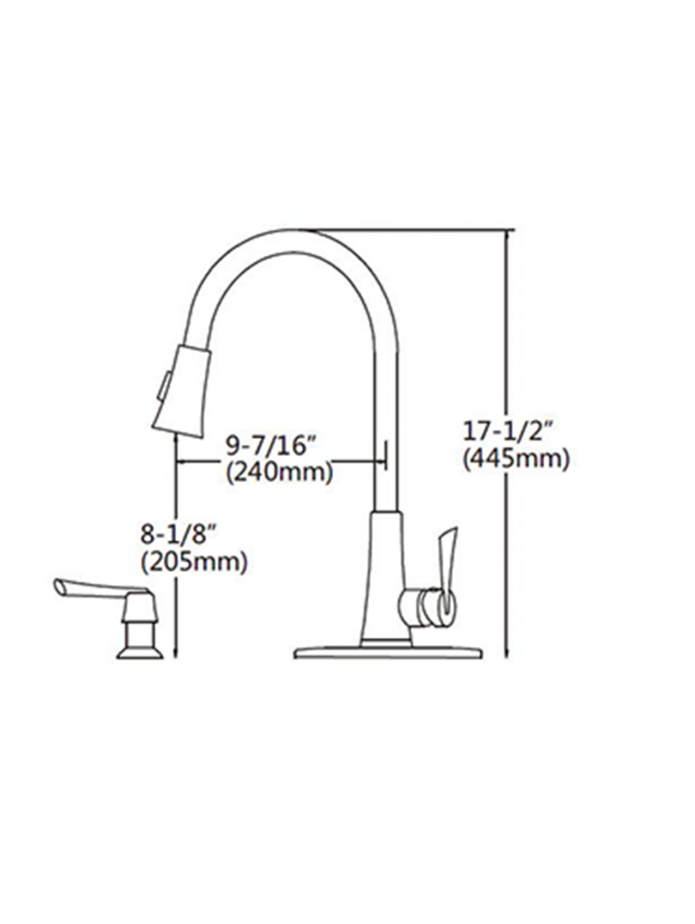 Side Open Kitchen Faucet