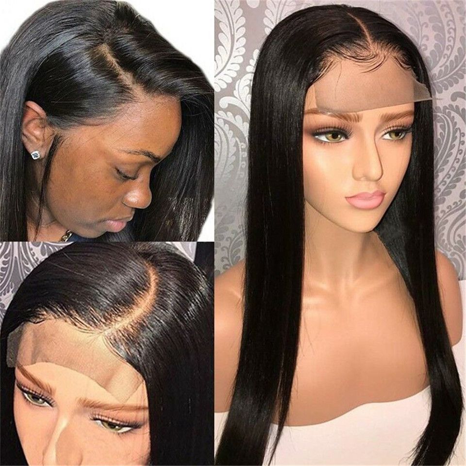 Brazilian Wig 4 4 Straight Lace Closure Wig Lace Front Human Hair