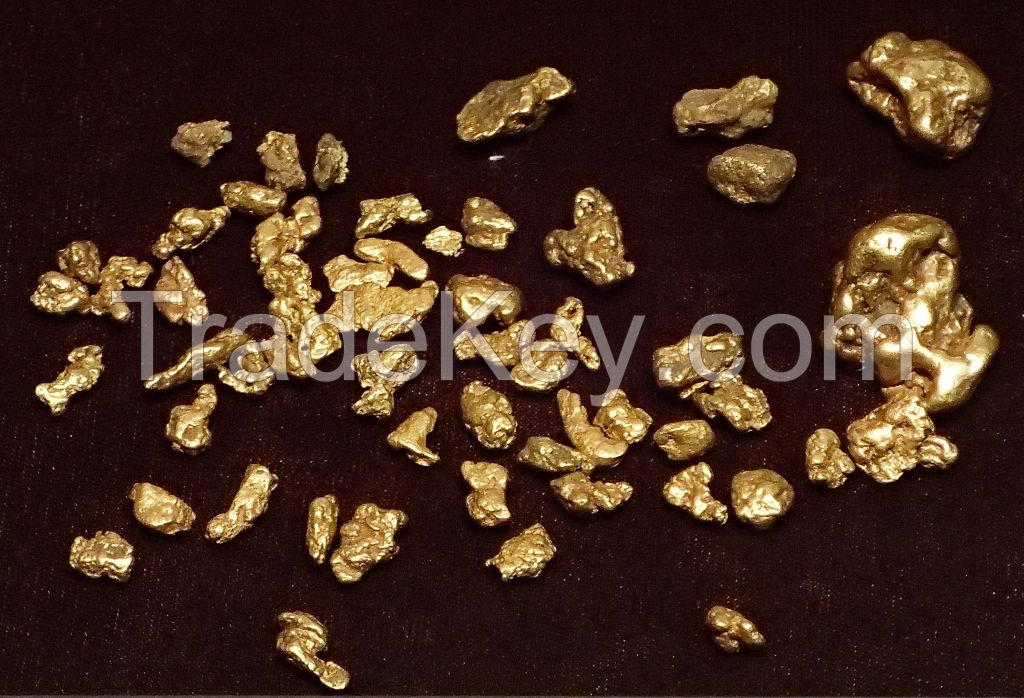 Gold Nuggets, Gold Bars, Gold Dust . 99.99%