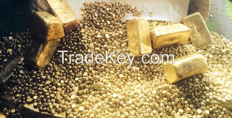 Gold Nuggets, Gold Bars, Gold Dust Au Gold