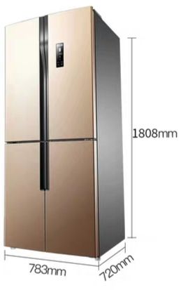 Cross Four-Door Double-Door Opposite-Door Household Frost-Free Frequency Conversion Refrigerator