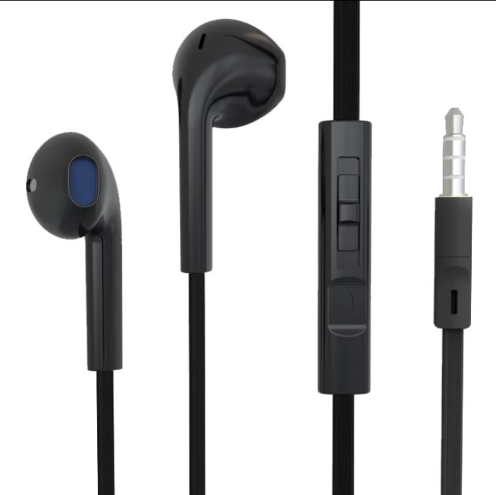 Headphones in-ear universal subwoofer cable with wheat