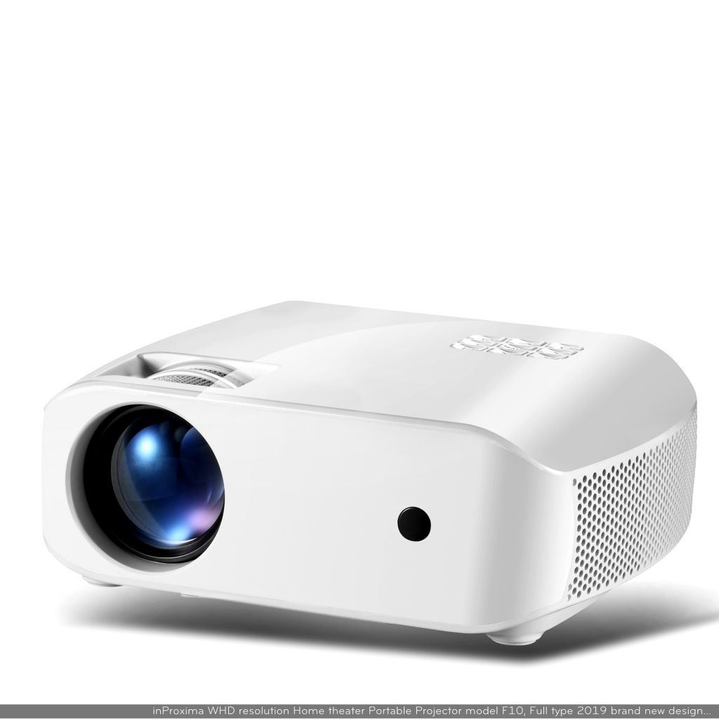 inProxima F10UP, MOBILE ANDROID TV PROJECTOR, 720P Best portable video Projector in 2019, 2800 White Bright