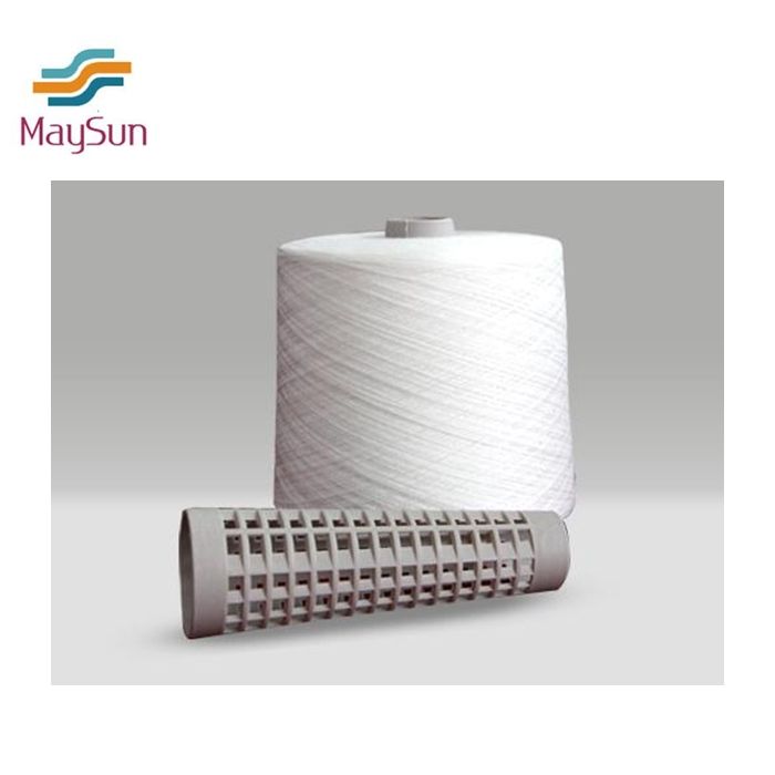 100% spun polyester yarn for sewing thread