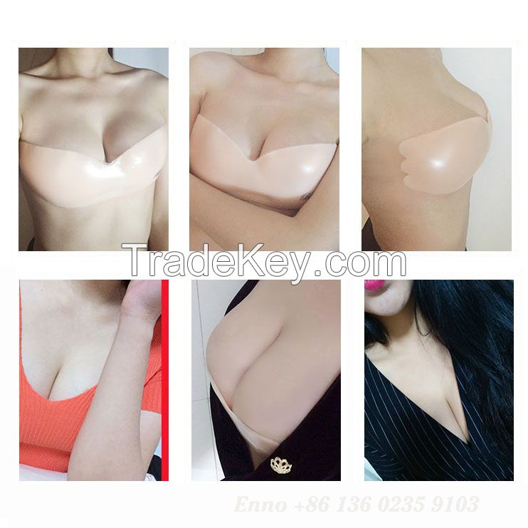 Push-up Adhesive Brassiere one piece bra for Women