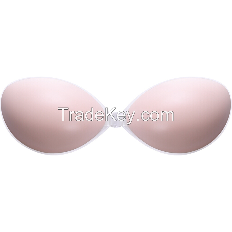 Lightweight Adhesive Bra Strapless Sticky Silicone Invisible Push-up Bra