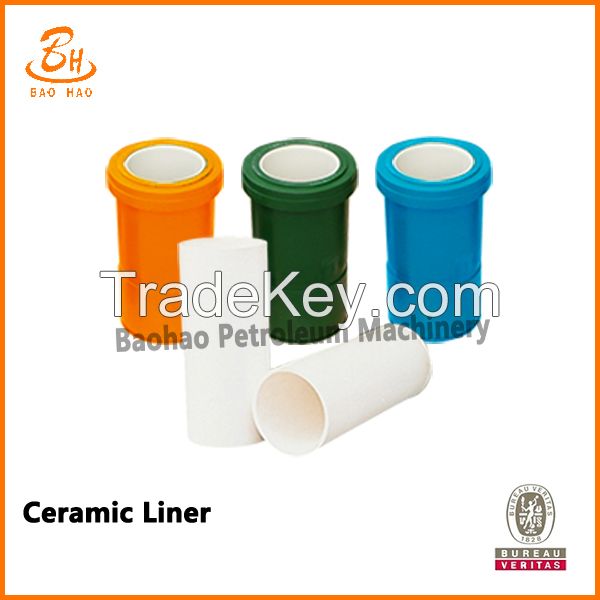 Triplex Mud Pump Liner Ceramic Cylinder Liner for BOMCO, EMSCO, Garden Denver, IDECO Pumps