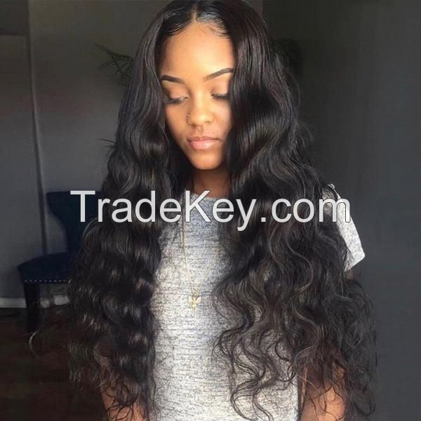 Ishow Hair Body Wave Lace Front Wig Virgin Human Hair Wigs