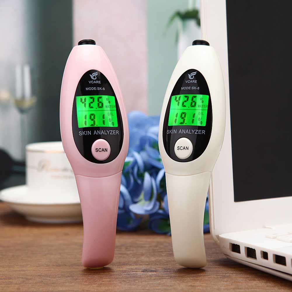 New Product Portable Digital Face Skin care Machine Moisture Oil Content Analyzer