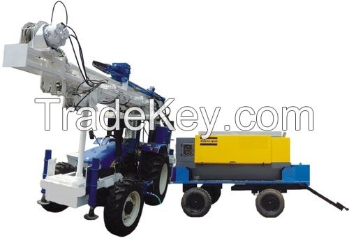 Tractor Mounted Core Cum DTH Drilling Rig