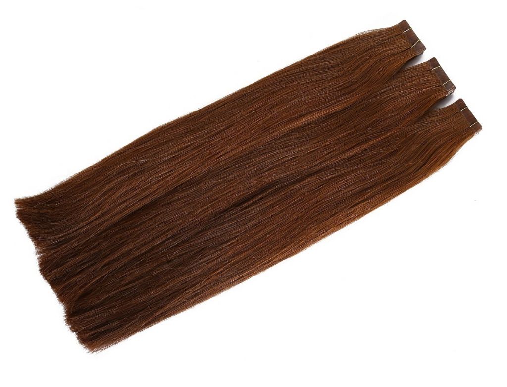 Tape in Human Hair Extensions 100% True Remy Quality Full Cuticle Tape on Extensions for Luxury Salon Beauty (18 inch)