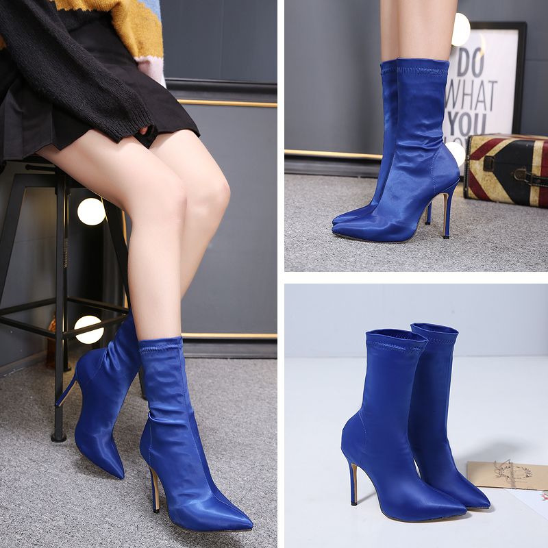 Fashion Style Women Shoes New Model High Heels Used Shoes Boots