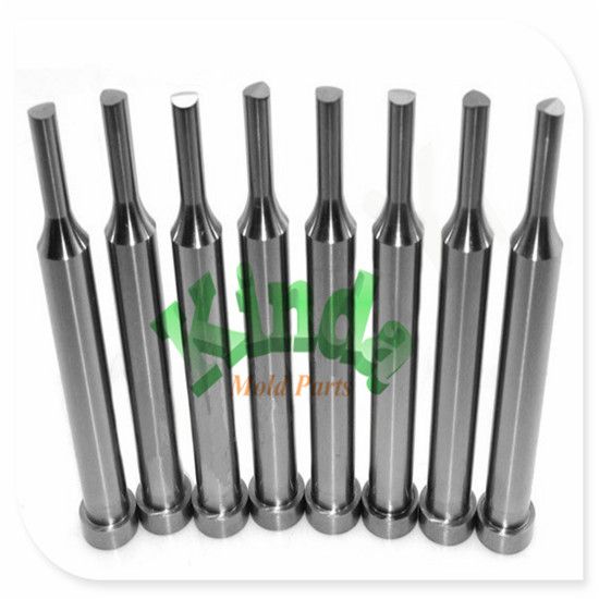 High Precision ISO 8020 punch with cylindrical head, high quality piercing punch for auotomotive components, High speed steel round punch for die press mold parts