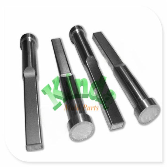 High Precision ISO 8020 punch with cylindrical head, high quality piercing punch for auotomotive components, High speed steel round punch for die press mold parts