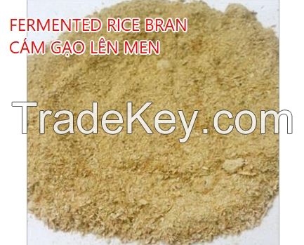Fermented rice bran
