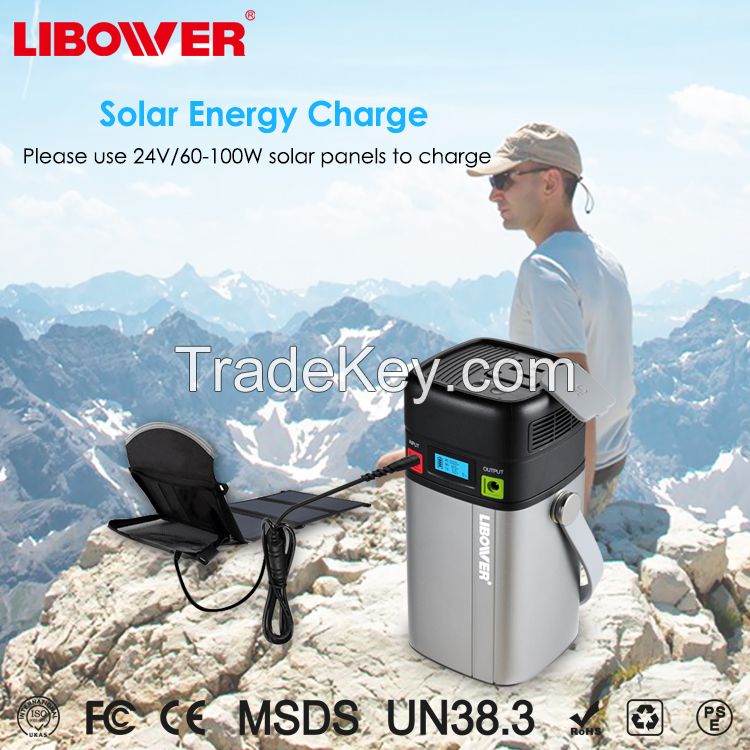 High Capacity Multi-Functional Portable Power Station ,Lithium Battery Power  for Home Use 62400mAh with double USB,tY