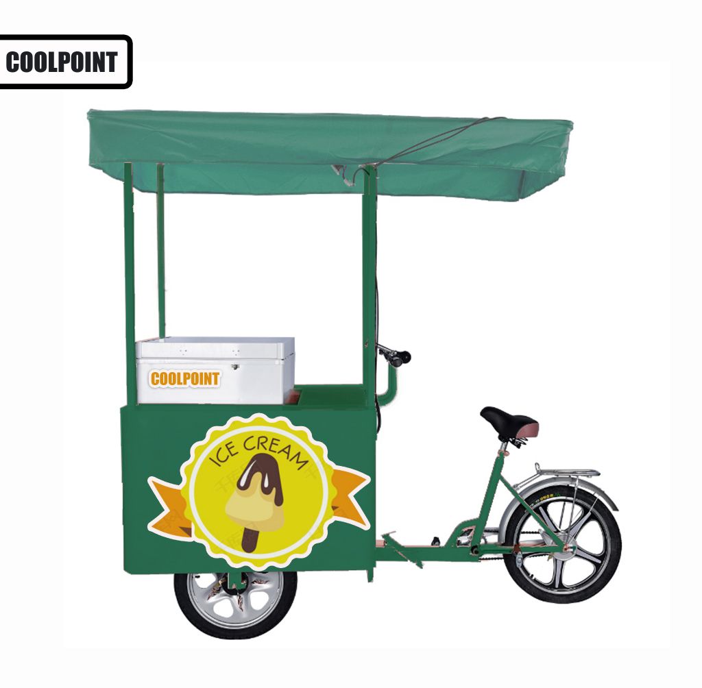 solar ice cream tricycle/bike
