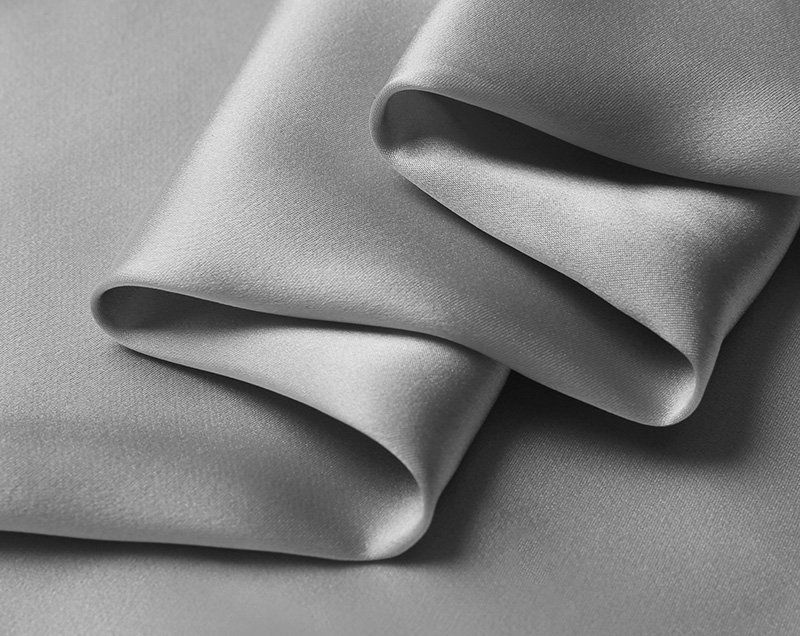 Pure silk satin garment and home textile fabric 100%silk dyed silk