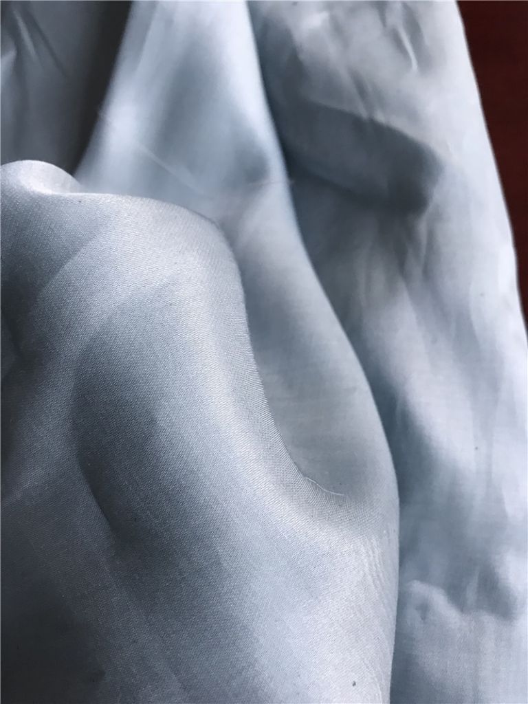 Pure silk cotton satin garment and home textile fabric 30%silk 70%cotton dyed silk