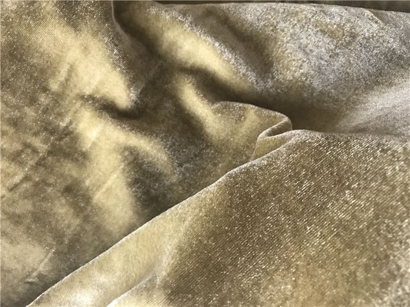 silk velvet garment and home textile fabric 20%silk 80%viscose dyed silk
