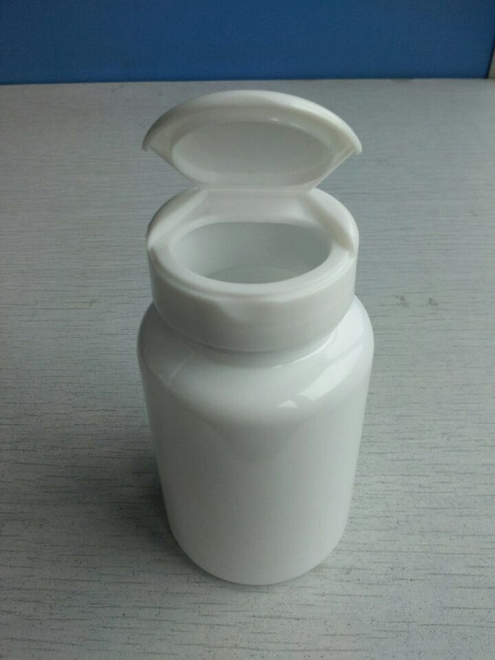 Special Blue/White Plastic Bottle with Flip Cover Caps Medecine Pill Bottle