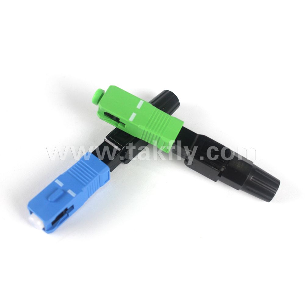 SC Single mode Fiber Optic Fast Connector