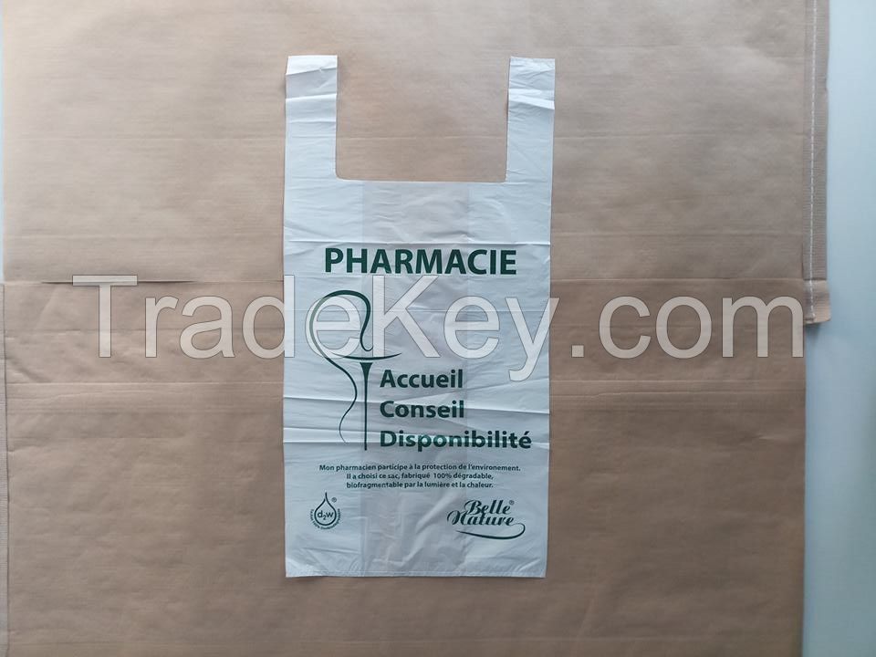 Cheap Shopping Bag Biodegradable T-Shirt Plastic Bags