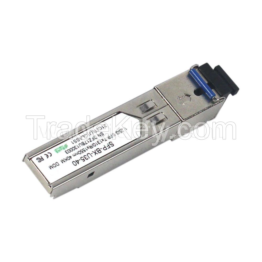 Huawei Compatible 1000BASE SFP Transceiver 1310nm-Tx/1550nm-Rx, 40km 