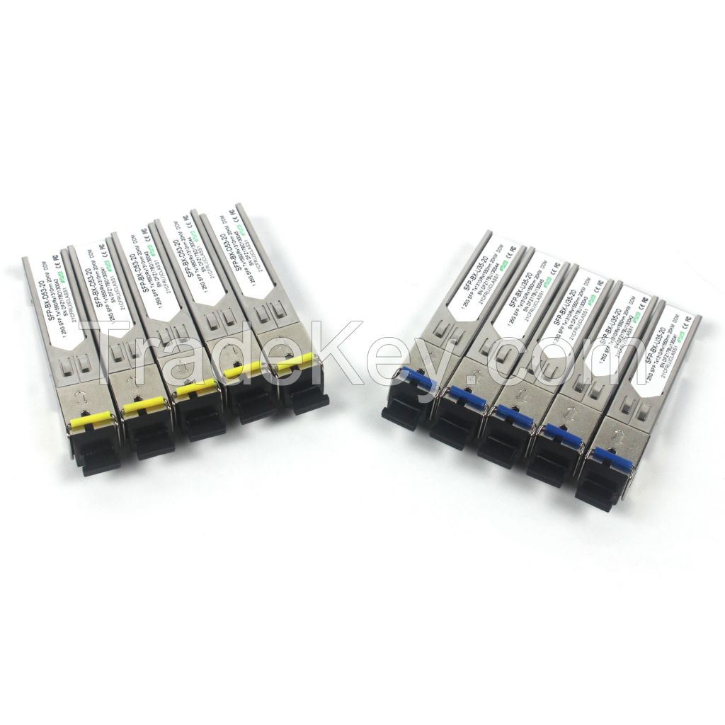 Huawei Compatible 1000BASE SFP Transceiver 1310nm-Tx/1550nm-Rx, 40km