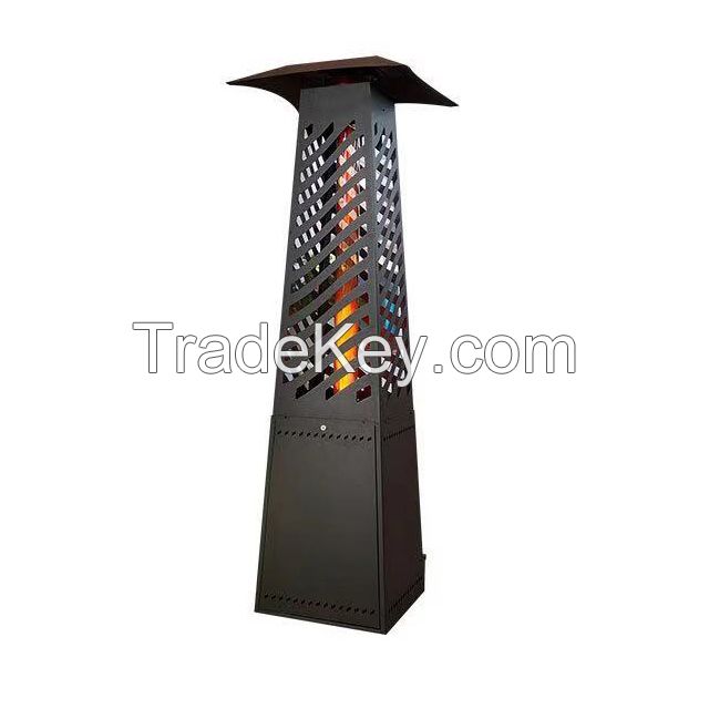 European decorative outdoor stainless garden fireplace 12KW for sale