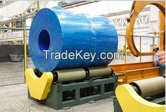 Wide steel, Aluminum Coil Packing Machine