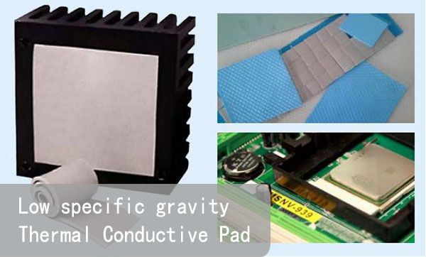 Low Specific Gravity Thermal Conductive Silicone Pad