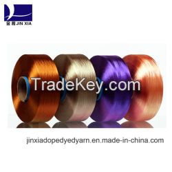 Dope Dyed Polyester Yarn Fdy 150d/36f