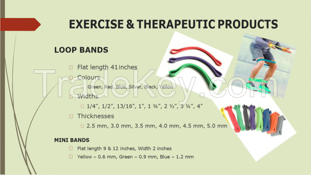 Exersice and therapeutic Bands