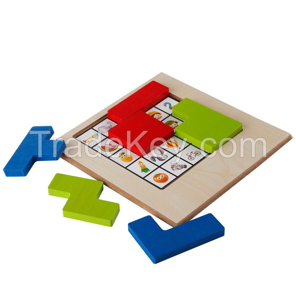 Wooden Square Puzzle1